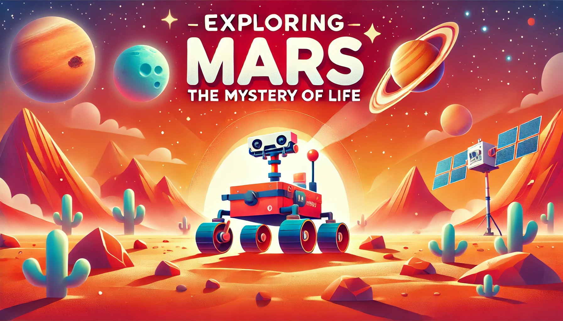 Mars Rovers: Is There Life on the Red Planet? Exploring the Mystery of Life on the Red Planet for Kids