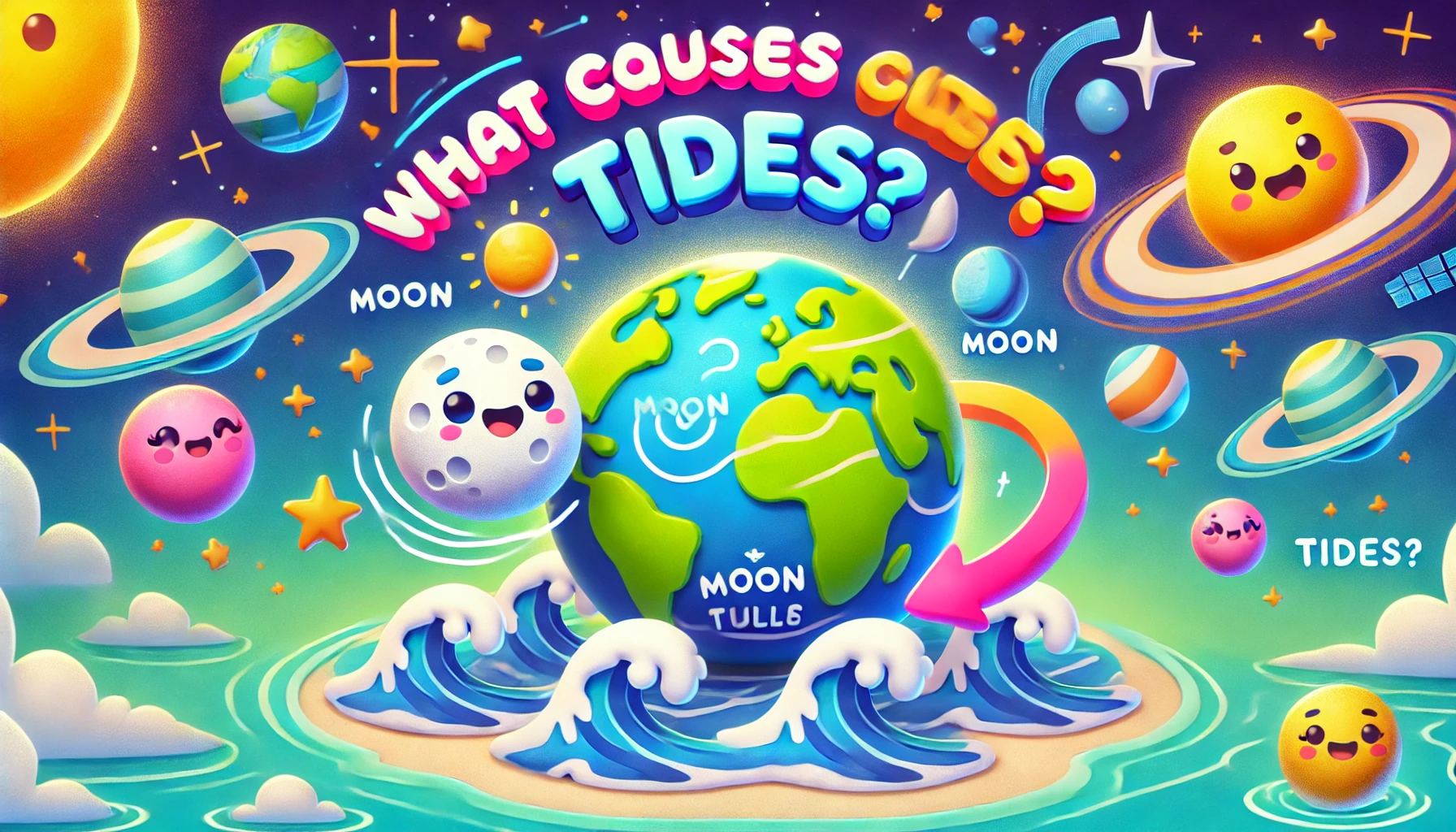 What Causes Tides? Explaining How the Moon's Gravity Pulls the Earth's Oceans & Shapes Our Oceans