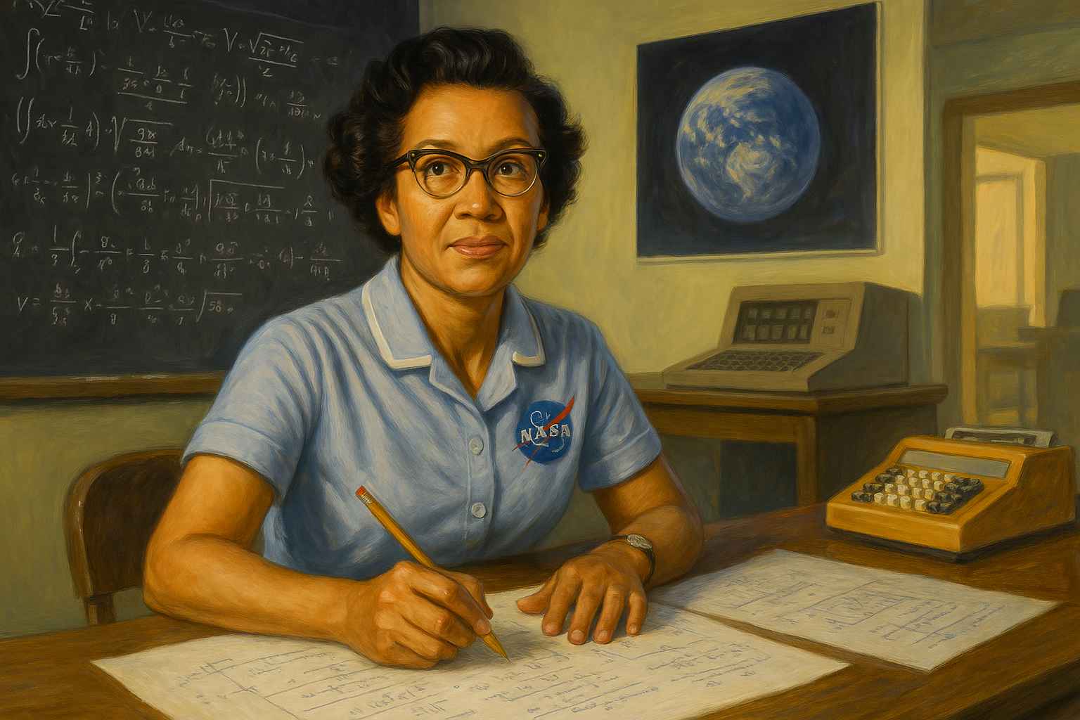 Meet the Math Genius Who Sent NASA to the Moon – And She Did It by Hand! 🚀🧠🌕