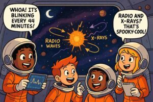 🌌 The Curious Case of the Sky That Blinked — science mystery for kids