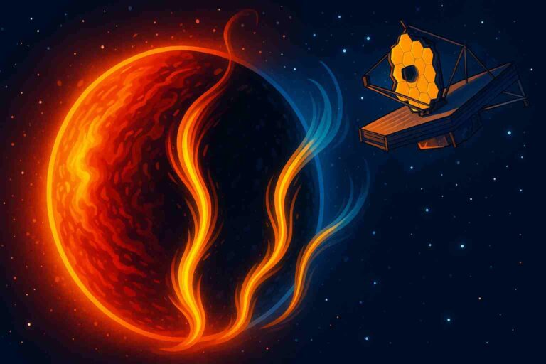 🕵️‍♂️ Science Mystery: The Planet That Traveled Too Far—and Got Too Hot!Clues from Methane, Rock Vapors, and a Wild Windy Side