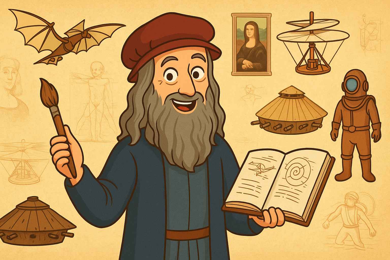 Leonardo da Vinci for Kids Artist, Scientist, and Inventor Explained Simply