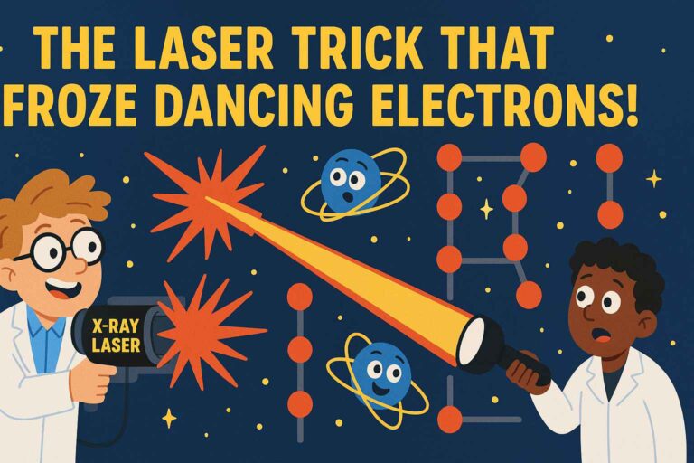 🧊🔬The Laser Trick That Froze Dancing Electrons!