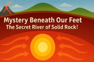Mystery Beneath Our Feet – Flowing Solid Rock Discovered 3,000 km Below Earth! — science mystery for kids