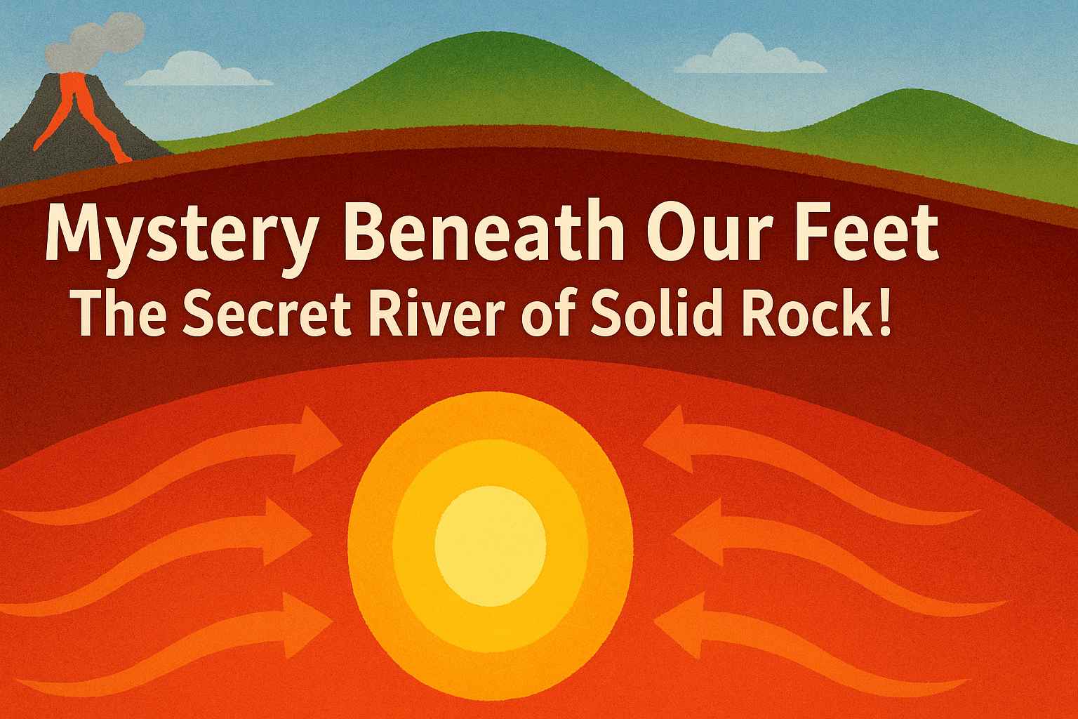 Mystery Beneath Our Feet: The Secret River of Solid Rock!