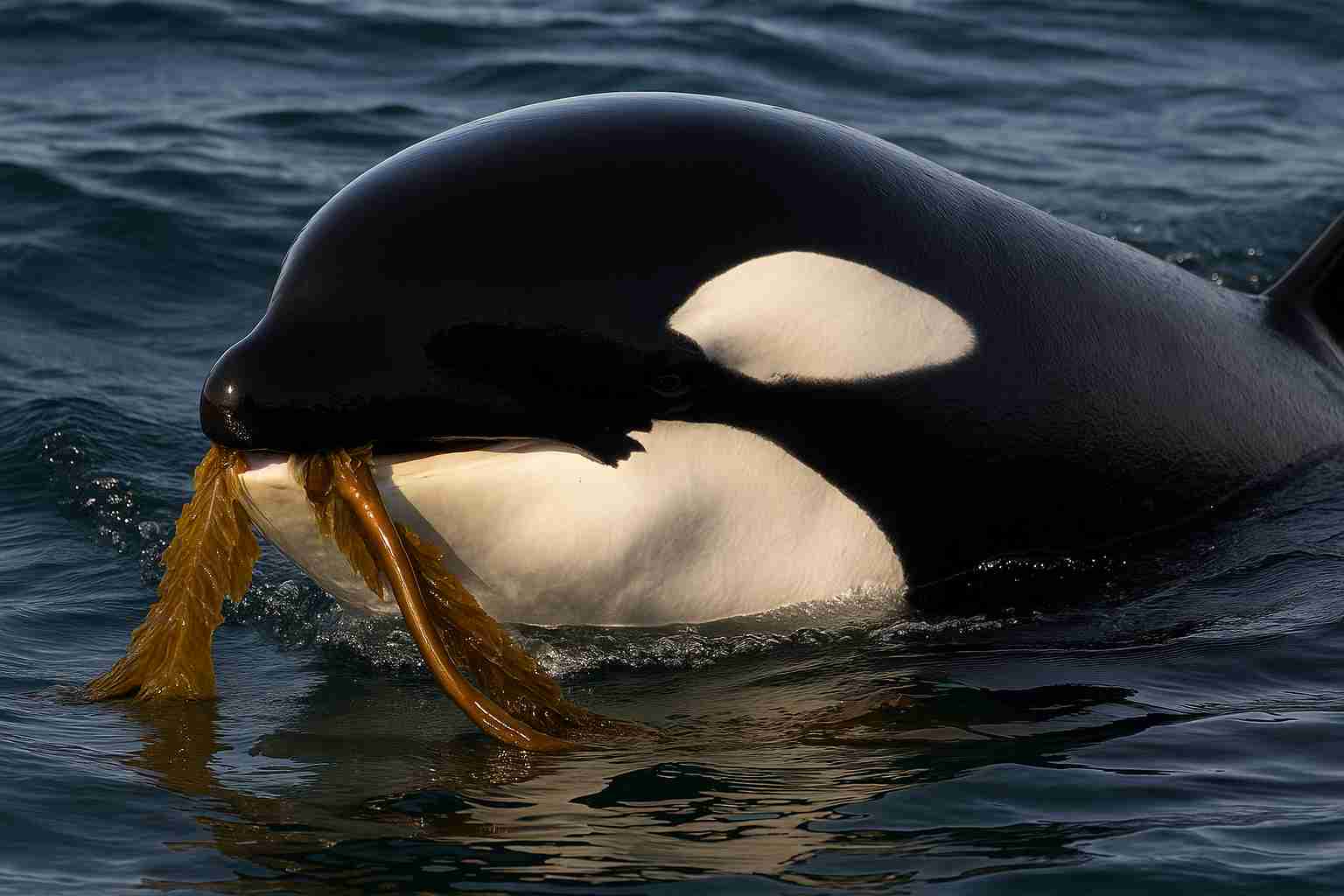 🐋 Killer Whales Use Seaweed as Tools in Surprising New Behavior