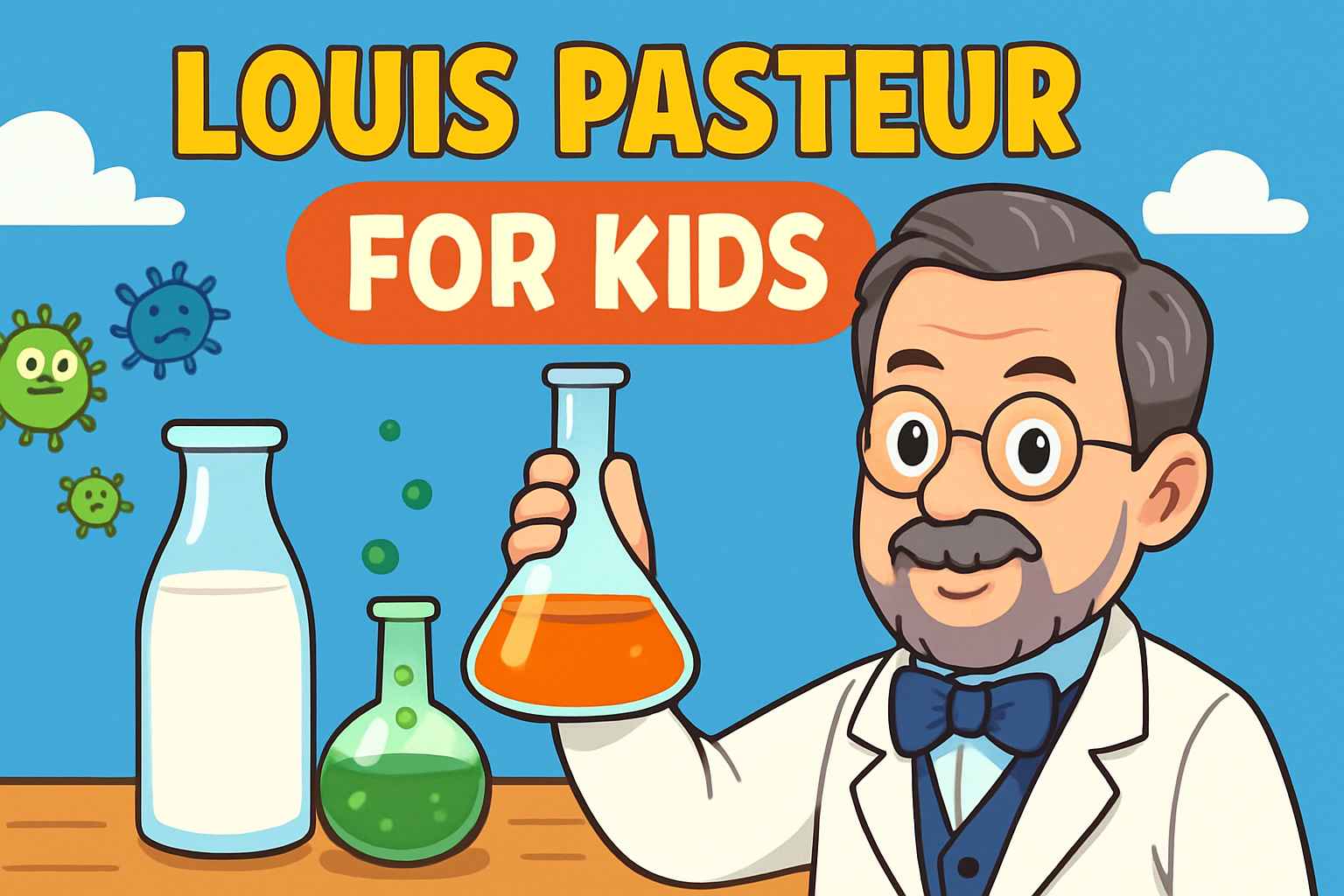 Louis Pasteur for Kids: The Scientist Who Made Milk Safe and Fought Germs