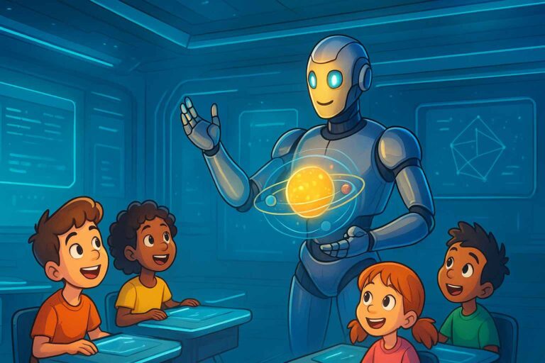 Robots in the Classroom: What If Robots Were Your Teachers? | Kids Sci-Fi Story
