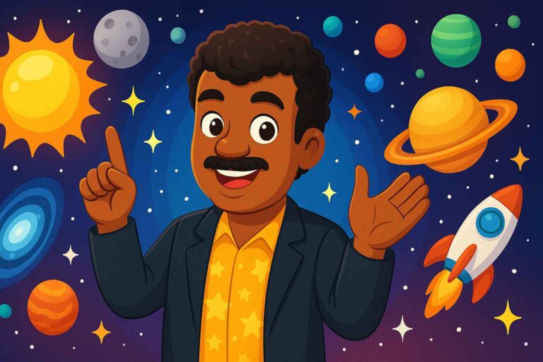 Neil deGrasse Tyson: The Scientist Who Makes Space Fun for Everyone 🌟🚀