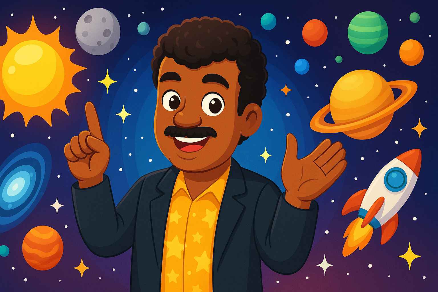 Neil deGrasse Tyson: The Scientist Who Makes Space Fun for Everyone 🌟🚀
