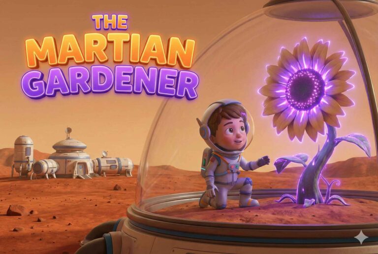 The Martian Gardener Science fiction stories for kids