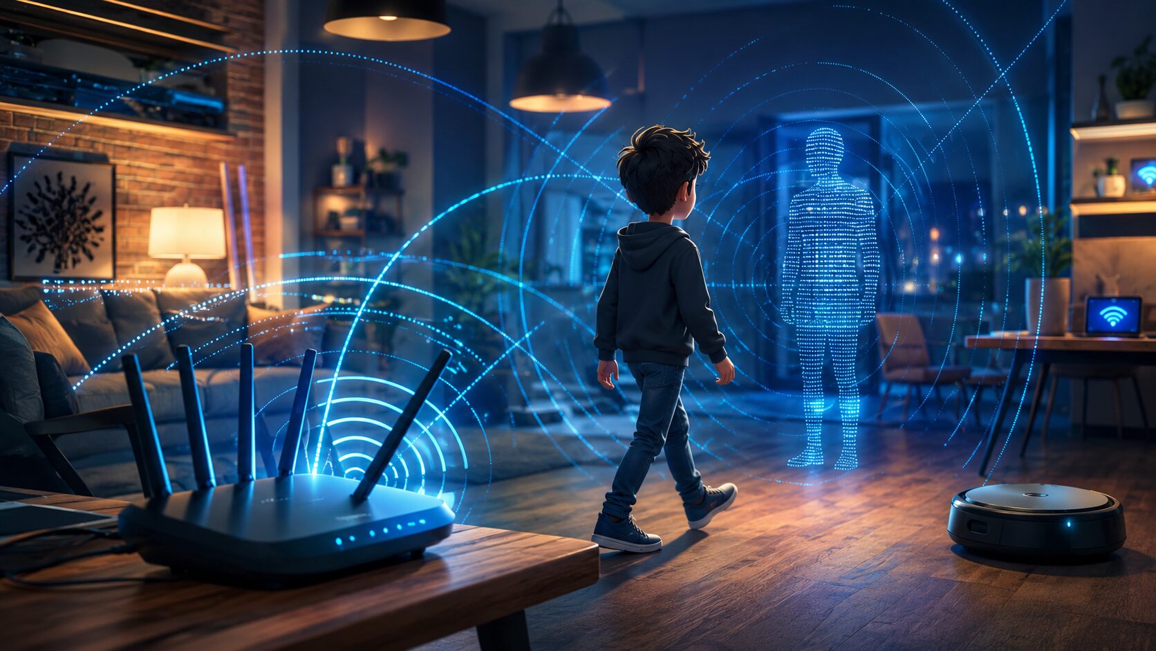 WiFi radio waves being used to identify a person without a camera